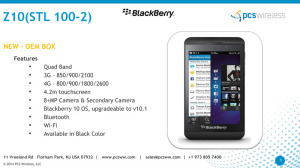 Wholesale blackberry z10 cell phone