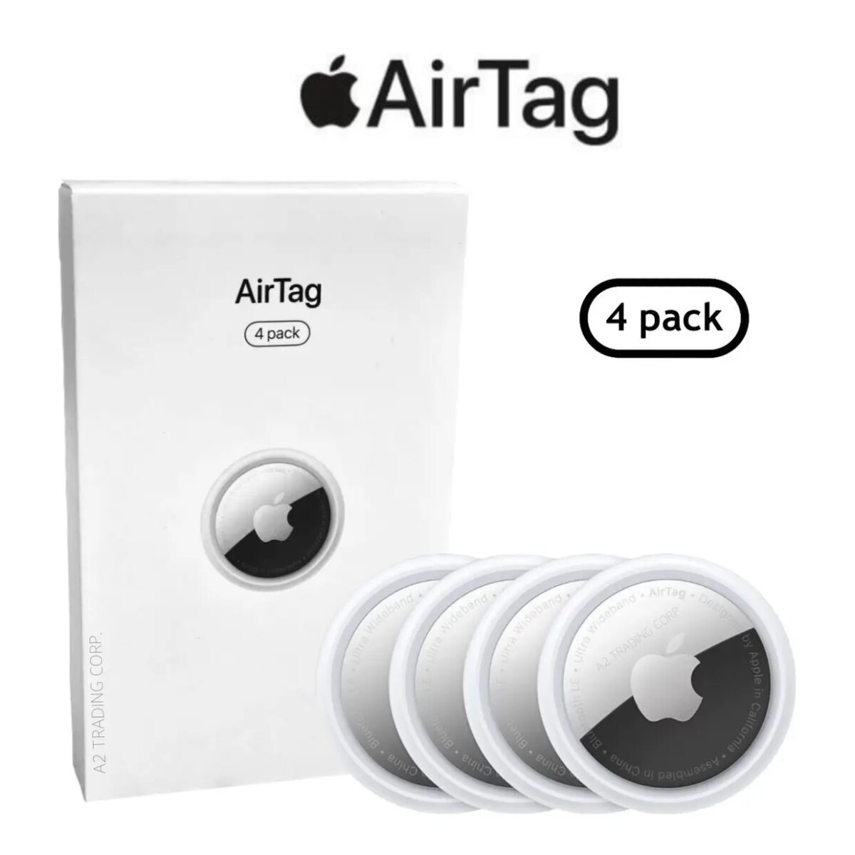 Apple AirTag (4-Pack) – MX542AM/A | Cellular Stockpile