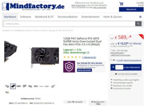 Only Two Months In: RTX 4070 SUPER and RTX 4070 Ti SUPER Prices Drop Below Official Rates