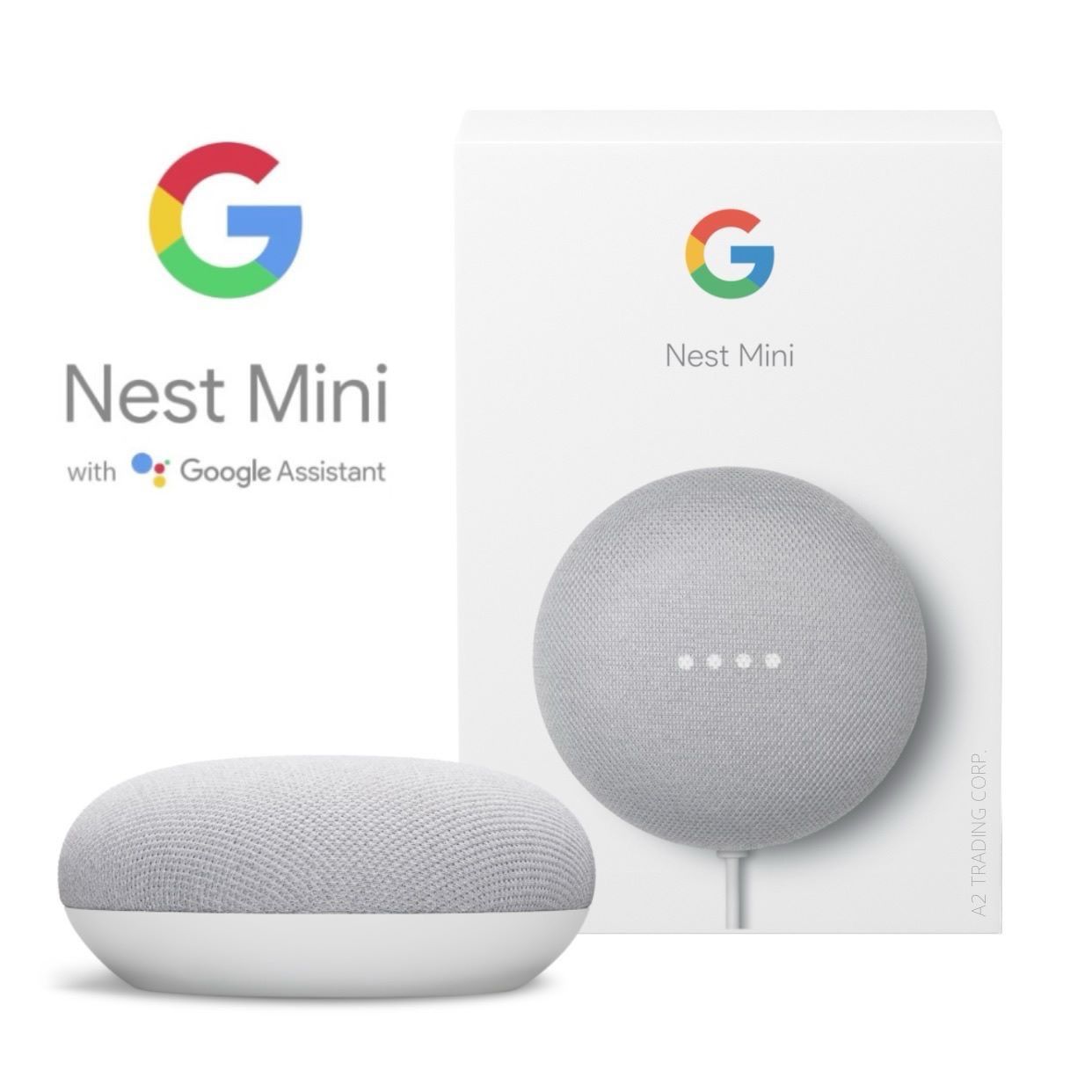 Google Nest Mini 2nd Gen Smart Speaker Chalk Cellular Stockpile Google Nest Mini 2nd Gen Smart Speaker Chalk Cellular Stockpile