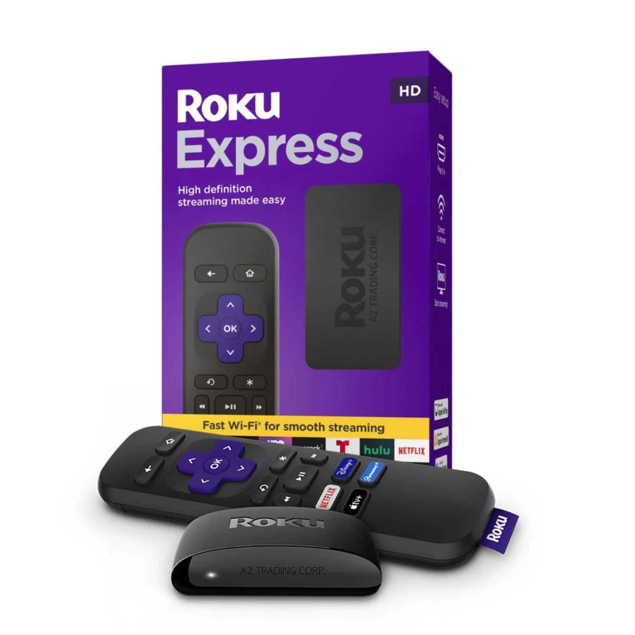 wholesale Roku Express HD Streaming Media Player with Remote