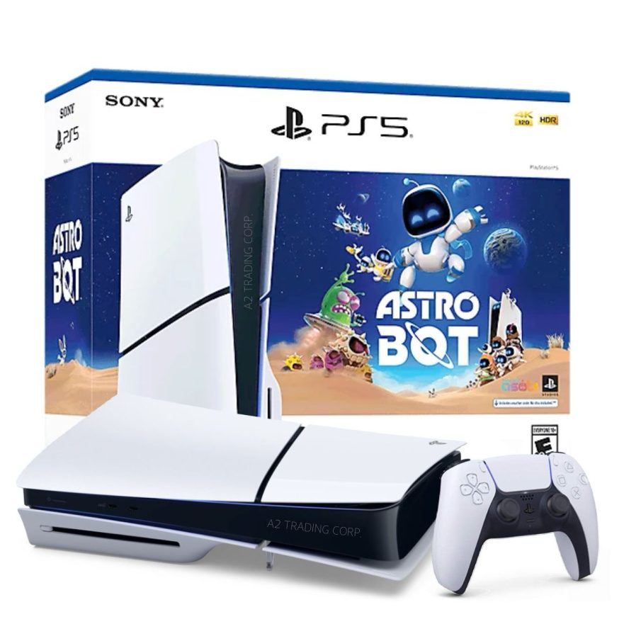wholesale Sony PlayStation 5 Slim 1TB Disc Console - ASTRO BOT Bundle