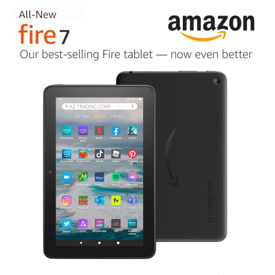 wholesale Amazon Fire 7" Tablet 32GB (12th Gen., 2022 Release) - Black