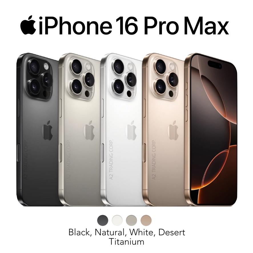 wholesale iPhone 16 PRO MAX 256GB Canada Spec / Physical SIM