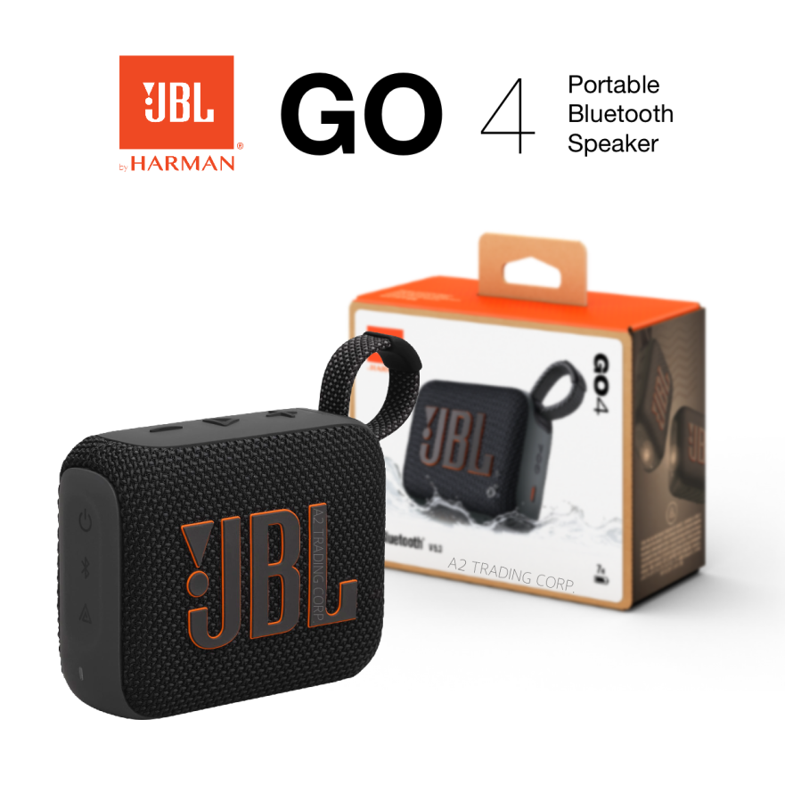 wholesale JBL GO 4 Waterproof Portable Mini Bluetooth Speaker - Black