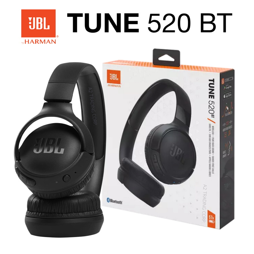 wholesale JBL Tune520BT Wireless Bluetooth On Ear Headphone - Black